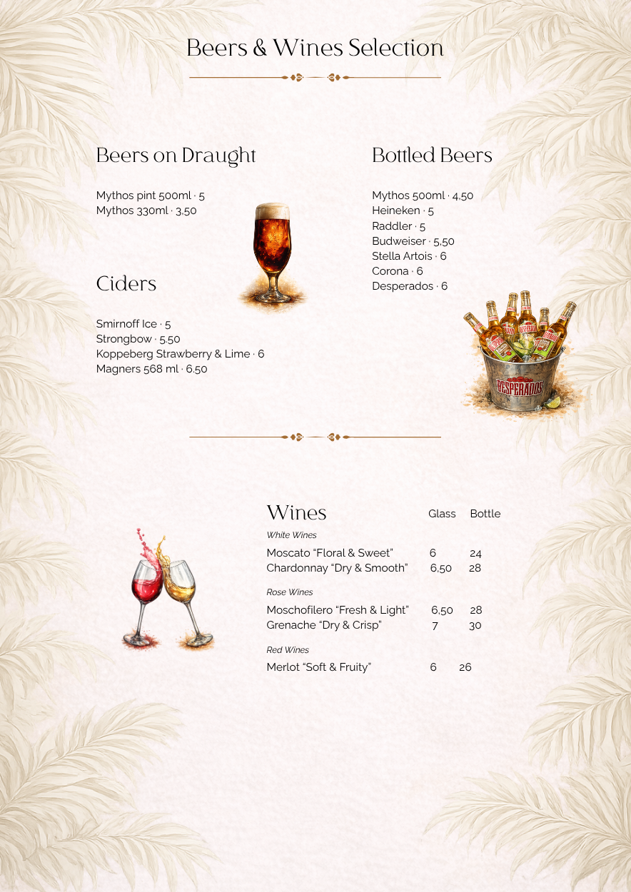 Beverages and Beers